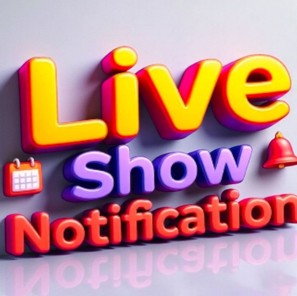 ✨️LIVE SHOW NOTIFICATION / LIKE THIS POST TO BE NOTIFIED OF OUR NEXT SHOW - Picture 1 of 2